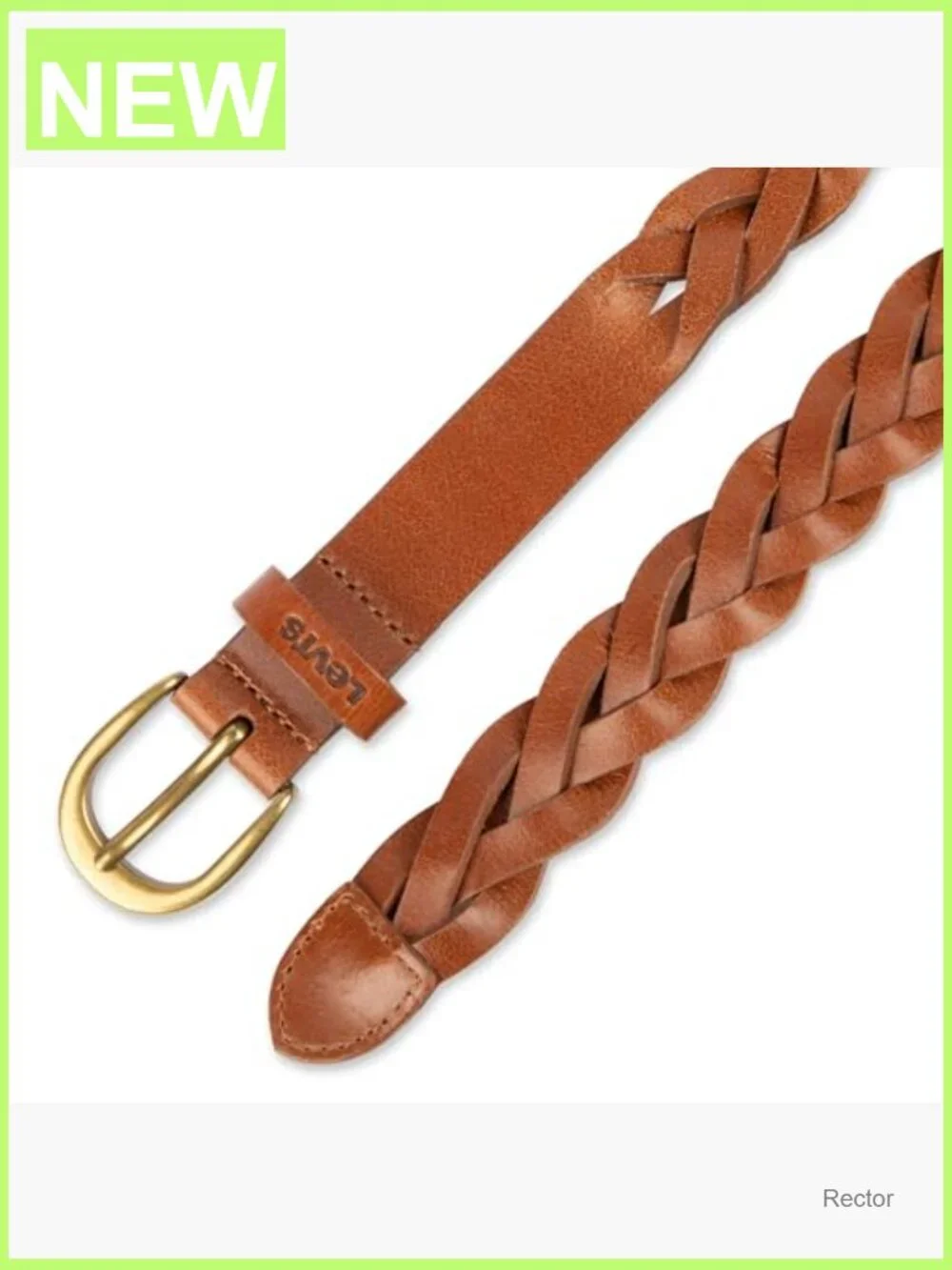 Braided Leather Adjustable Belt for Jeans Dresses
